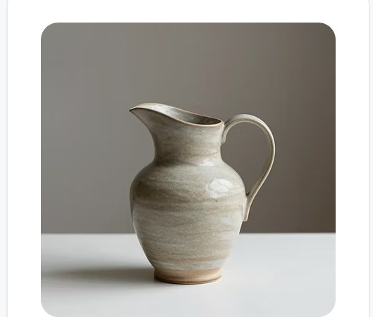 Ceramic Artisan Pitcher