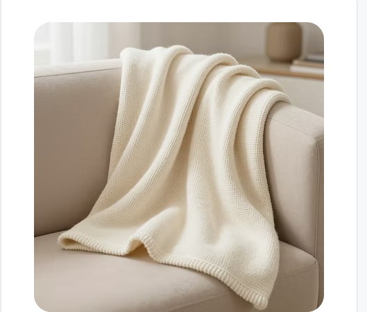 Handwoven Wool Throw
